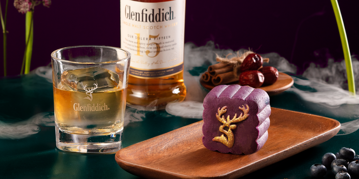Glenfiddich our solera fifteen snow skin mooncakes
